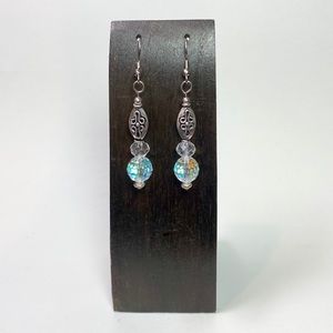 Aurora Borealis Sterling Silver Earrings